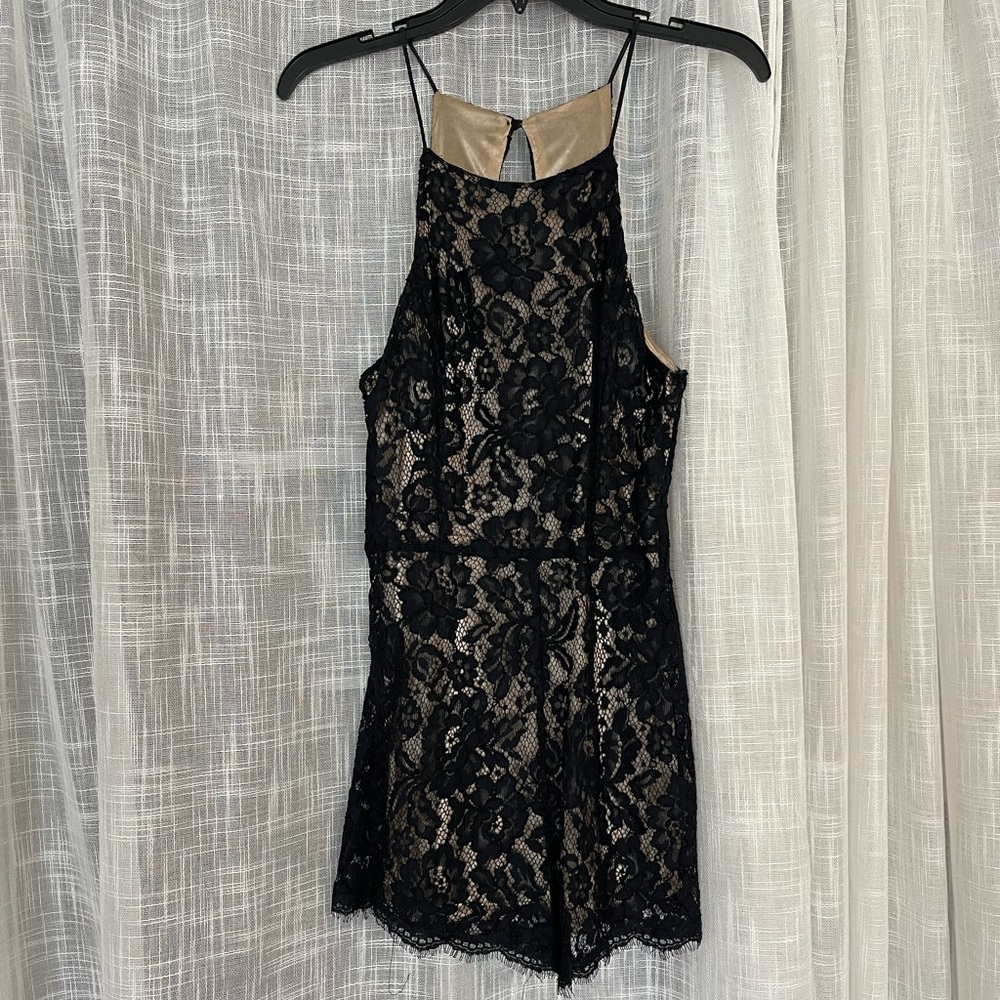 Lush lace romper